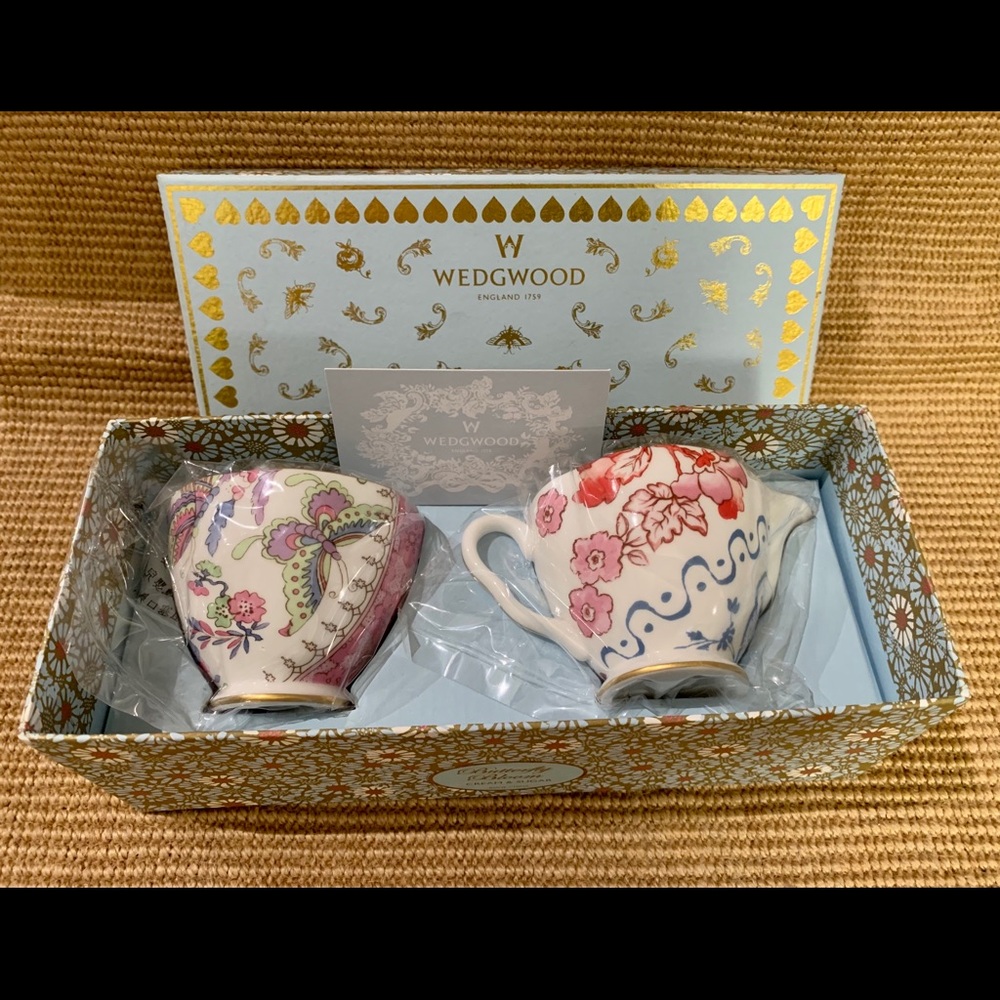 Wedgwood Butterfly Bloom Sugar & Creamer Set